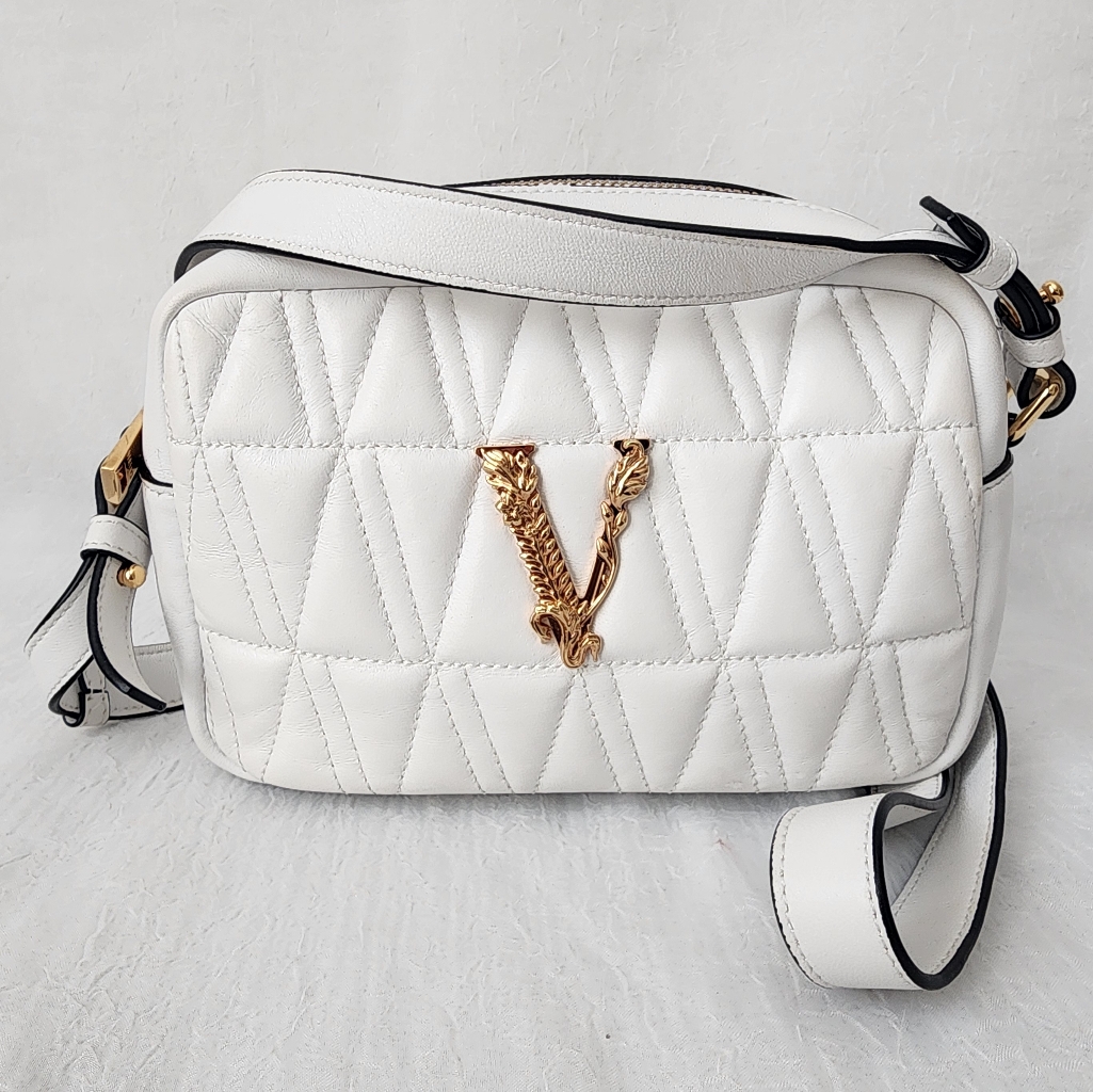 Auth Versace Virtus Crossbody Bag Auth Versace Virtus Crossbody Bag